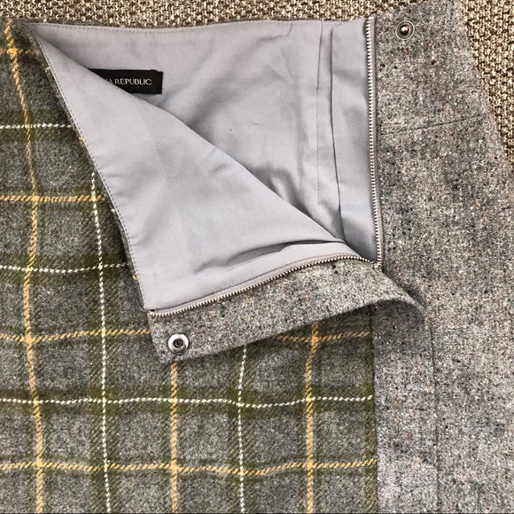 Banana Republic Plaid Skirt Size 8 - Picture 6 of 6